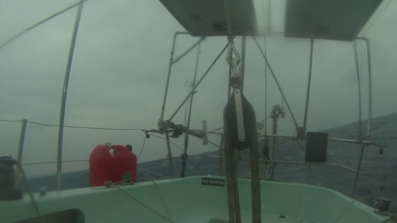 Contessa 32 Heavy weather off of Cape Hatteras