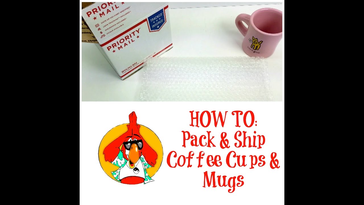 How To Package and Ship Coffee Cups & Mugs on EBAY