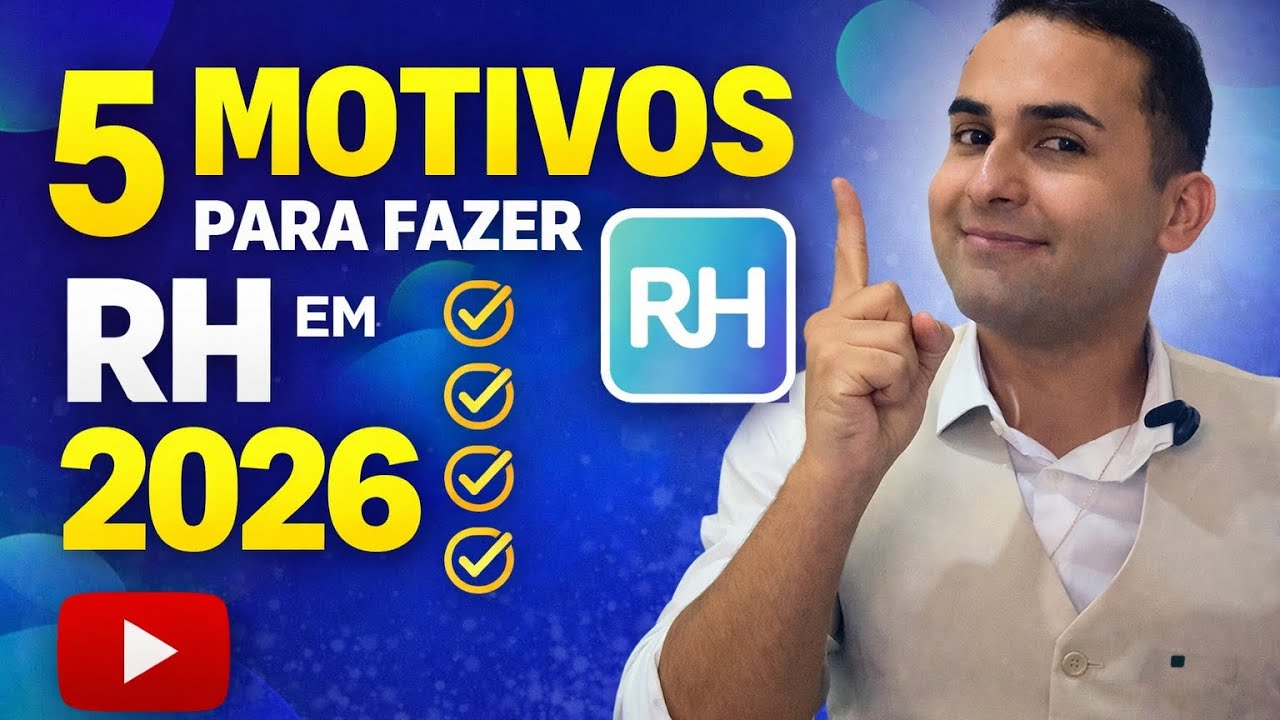 5 Motivos Para Fazer RH em 2026 | Vale a Pena?