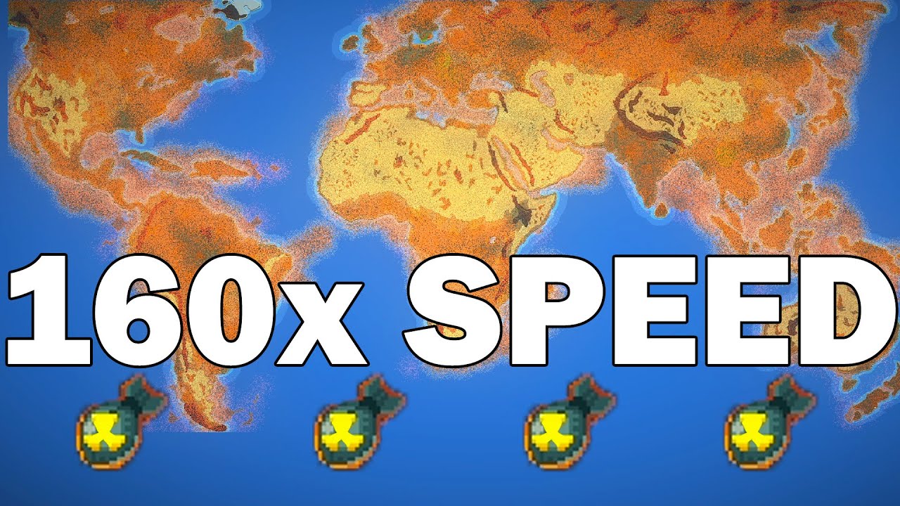 Earth after Apocalypse. 1600 Years Timelapse - WorldBox Timelapse