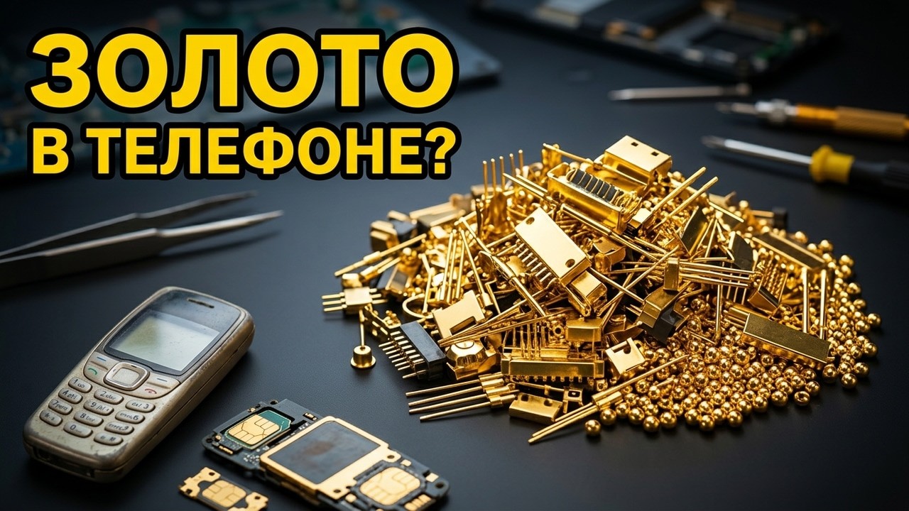 Разбор 5 Мобилок: Где Больше Драгметаллов — в Nokia или Motorola?