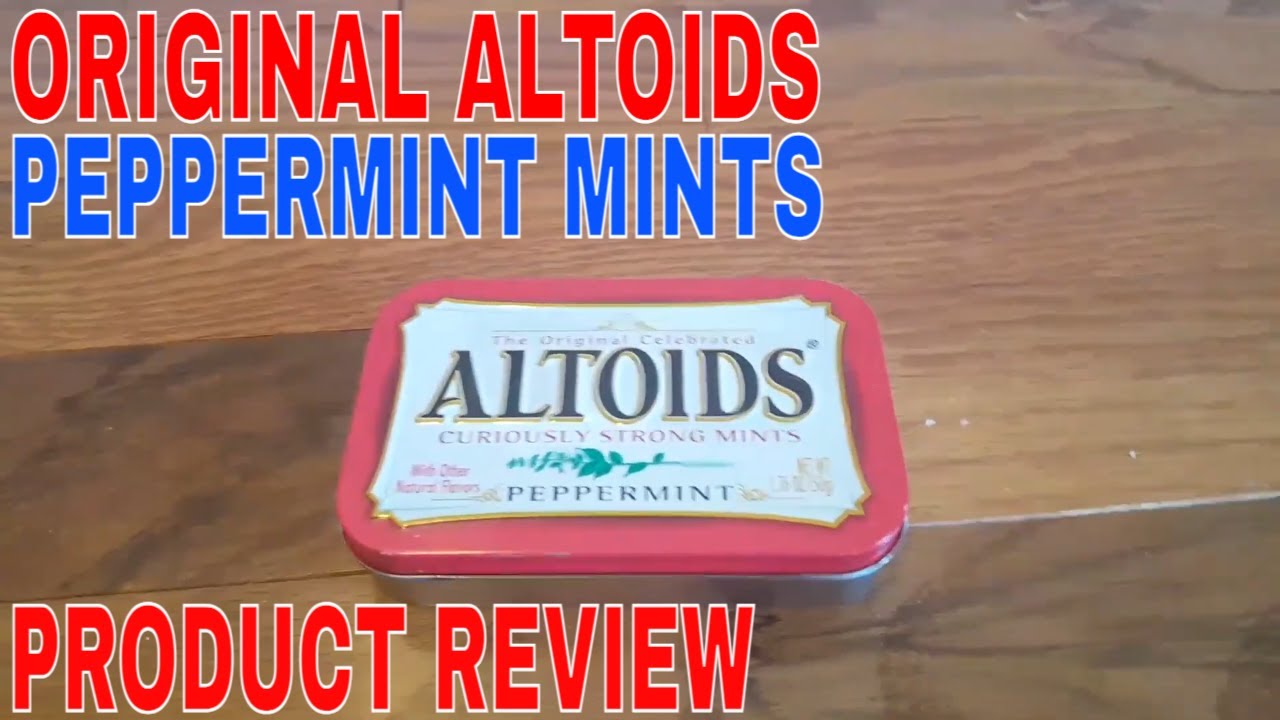 ✅  How To Use Original Altoids Peppermint Mints Review 🔴