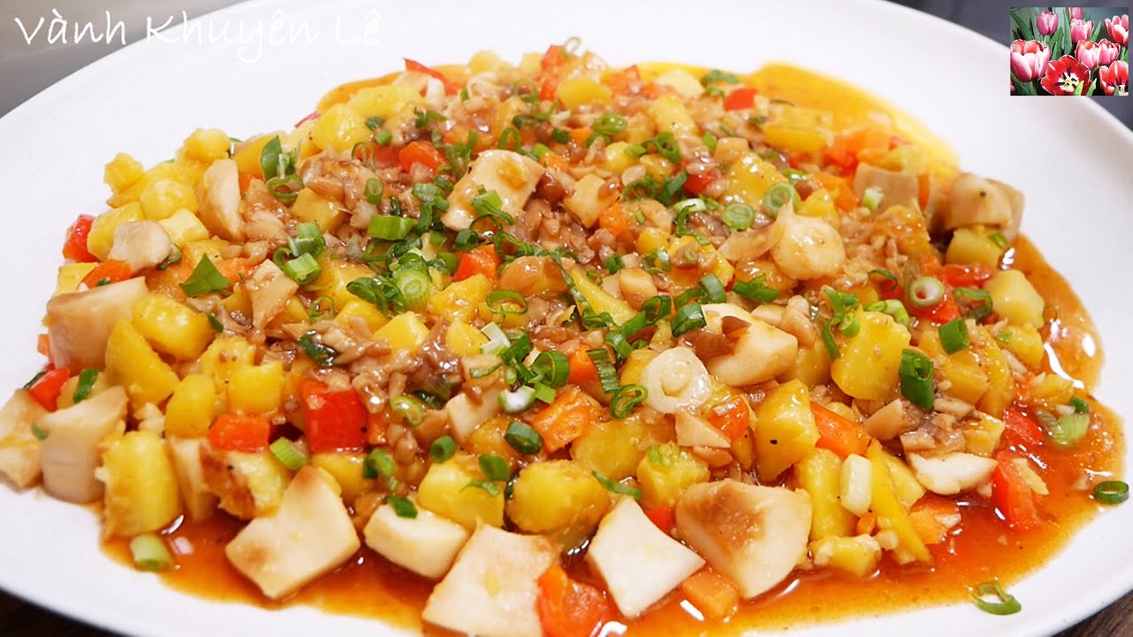 Rất nhanh và dinh dưỡng, Món Ăn Chay này rất ngon, Rau Củ nấu Thập Cẩm, Món Chay ngon By Vanh Khuyen