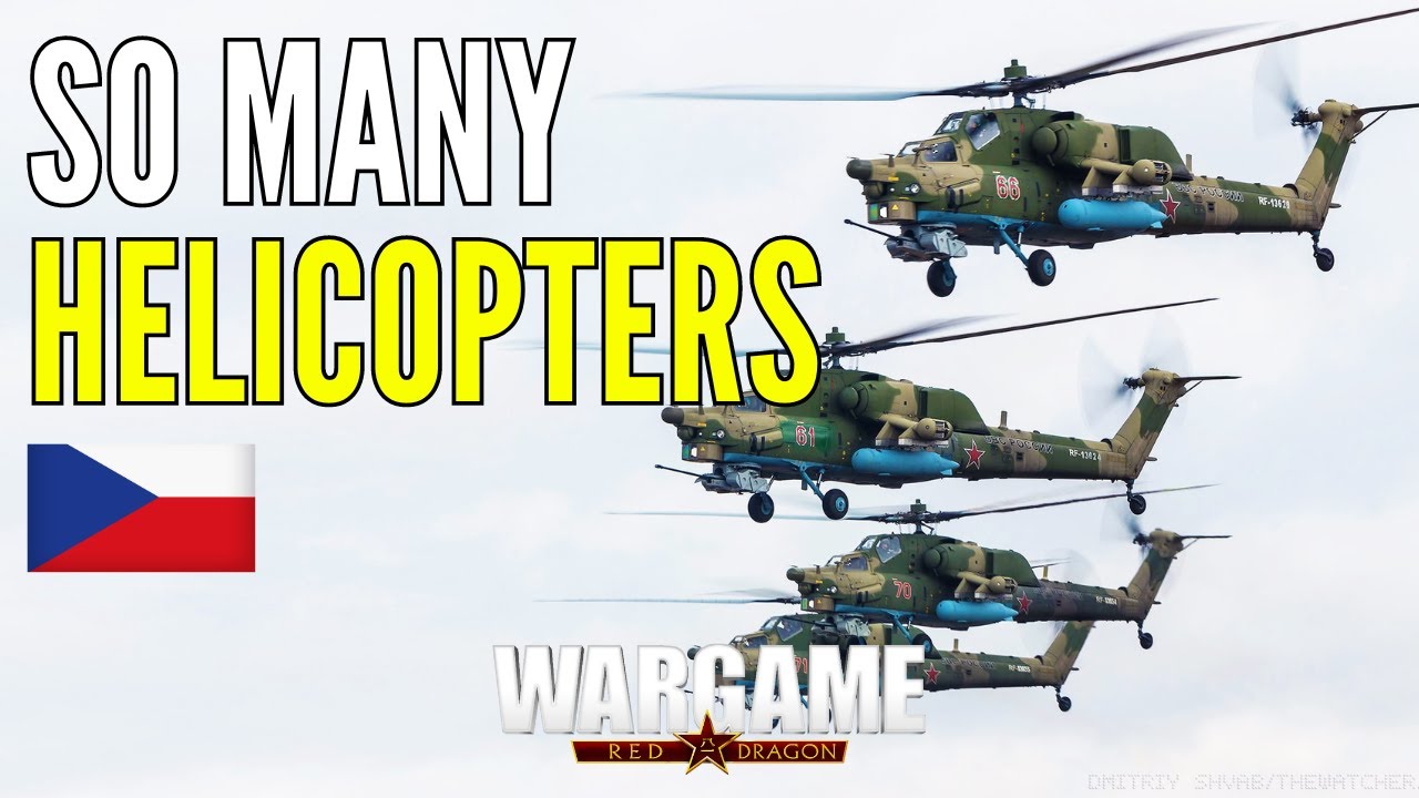 It's been a long time since I've seen so many helicopters - 1vs1 Ranked - Wargame Red Dragon