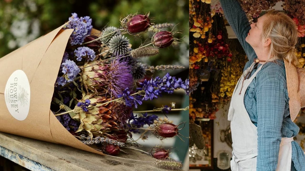 In The Cottage Studio Chatting About Drying Flowers & Extending the Flower Season.💐🍁