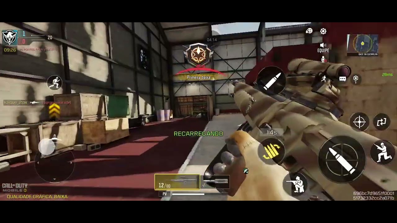 Call of Duty mobile mostrando novo módulo automático do nova atualização