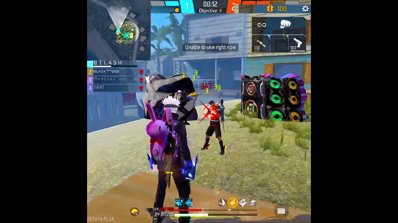 random player shocked by this clutch😱🔥#shorts #freefire #bilash
