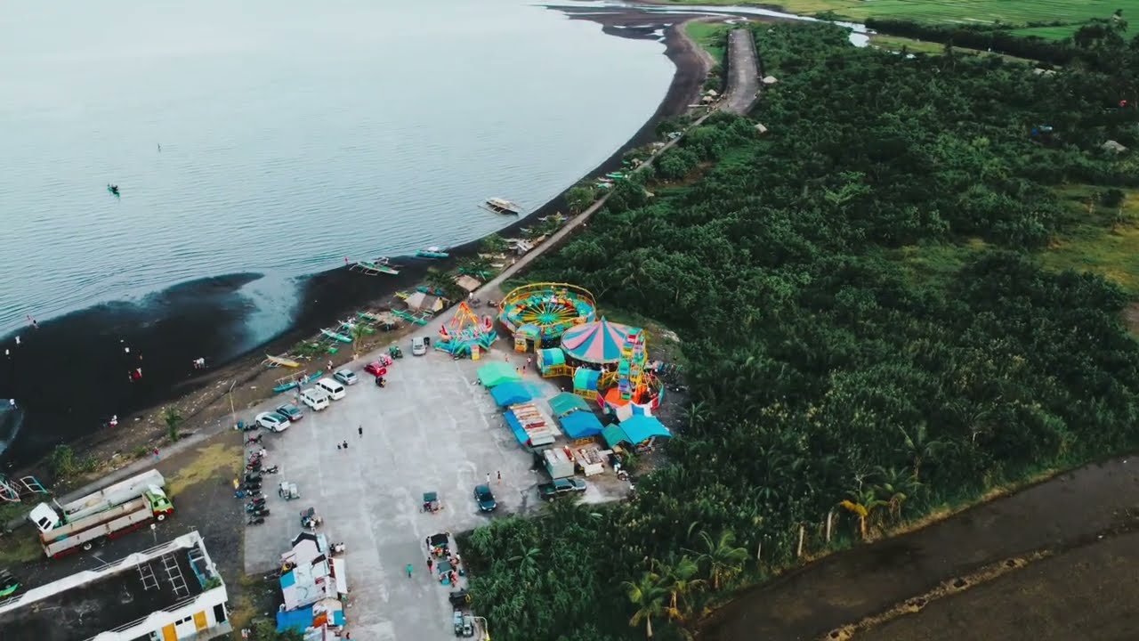 Aerial View of The Municipality of Malilipot Albay