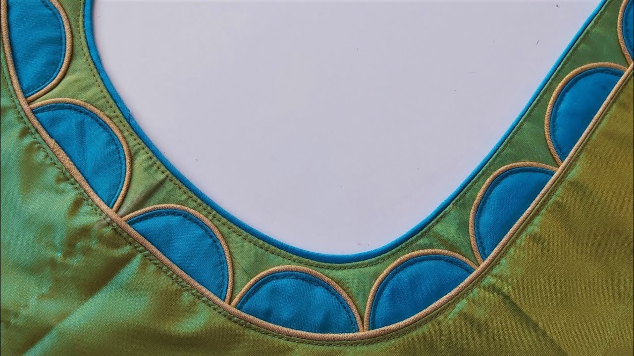 Design 232. beautiful and stylish patch work blouse neck design/most trending blouse neck design