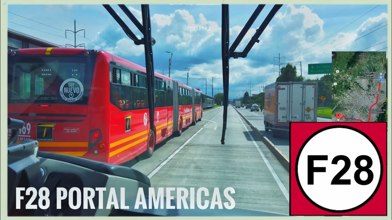F28 Portal Norte ➡️ Portal Américas 🚍. Bogotá - Colombia 🇨🇴 [4k/60]
