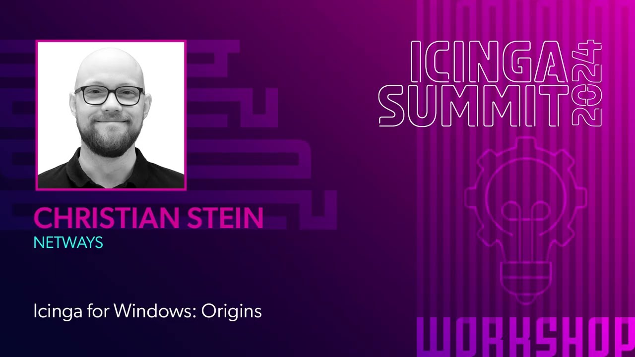 Icinga for Windows: Origins by Christian Stein - Icinga Summit 2024