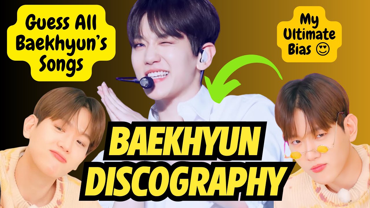 BAEKHYUN DISCOGRAPHY, GUESS BAEKHYUN'S EXO SONGS!! | QUIZ KPOP GAMES 2023 | KPOP QUIZ TRIVIA