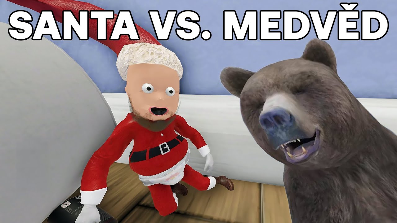Santa vs. medvěd ve Who's Your Daddy?! (opožděné video)