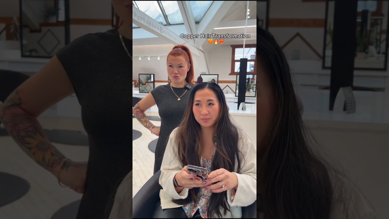 We love a copper hair transformation 🔥