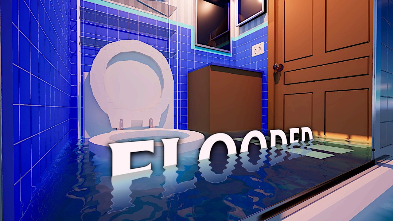 I May Have Accidently Flooded The Bathroom | Brickadia Hide & Seek Builds