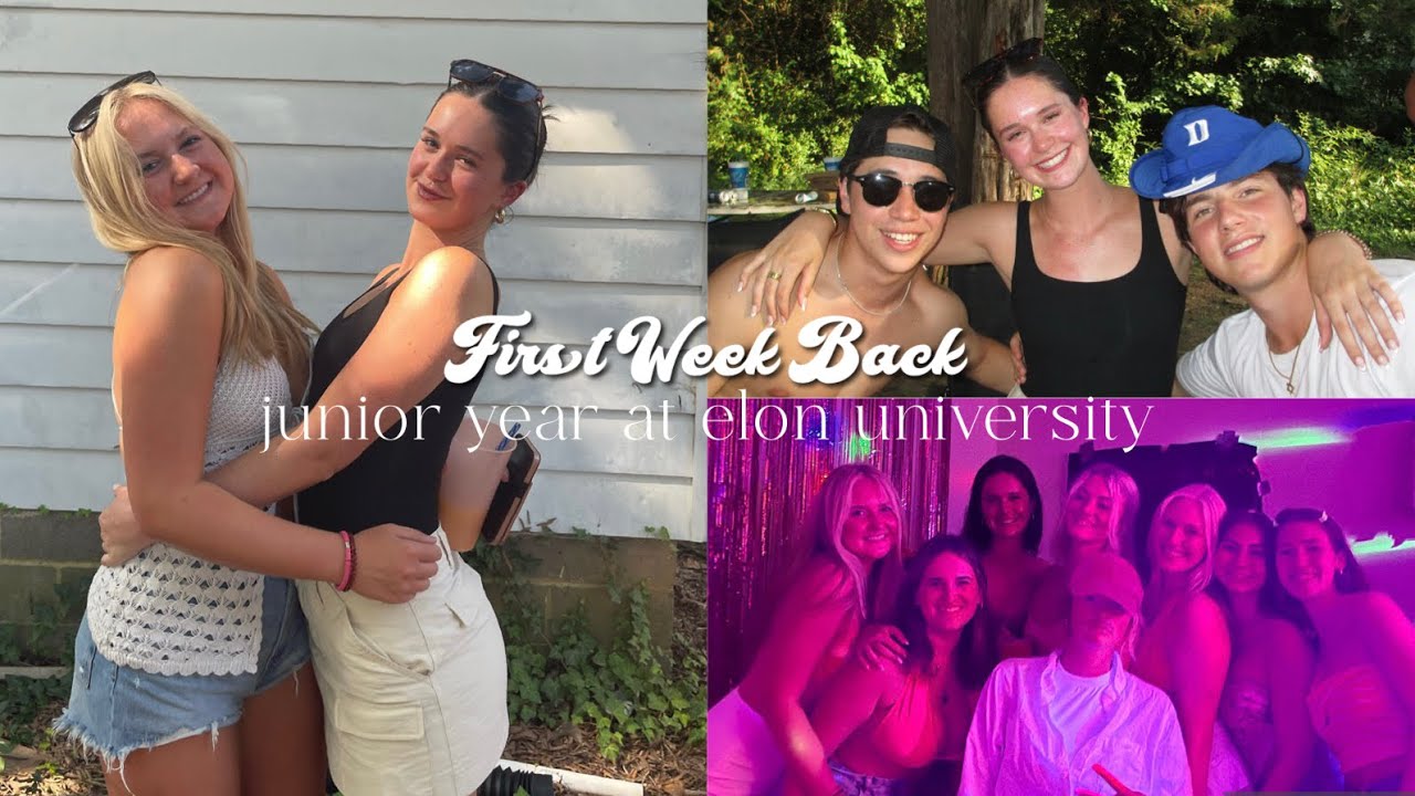 my first week of junior year at elon university | bridget alynn ♥︎