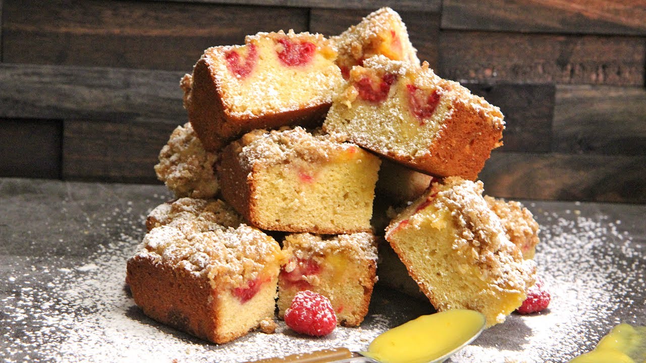 Citrus Raspberry Bars