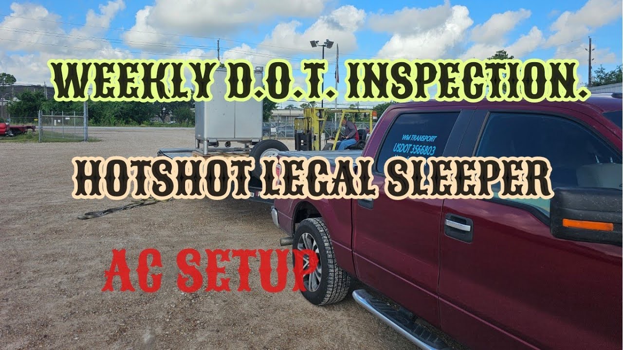 MY (legal) HOTSHOT SLEEPER BIRTH and AC SETUP