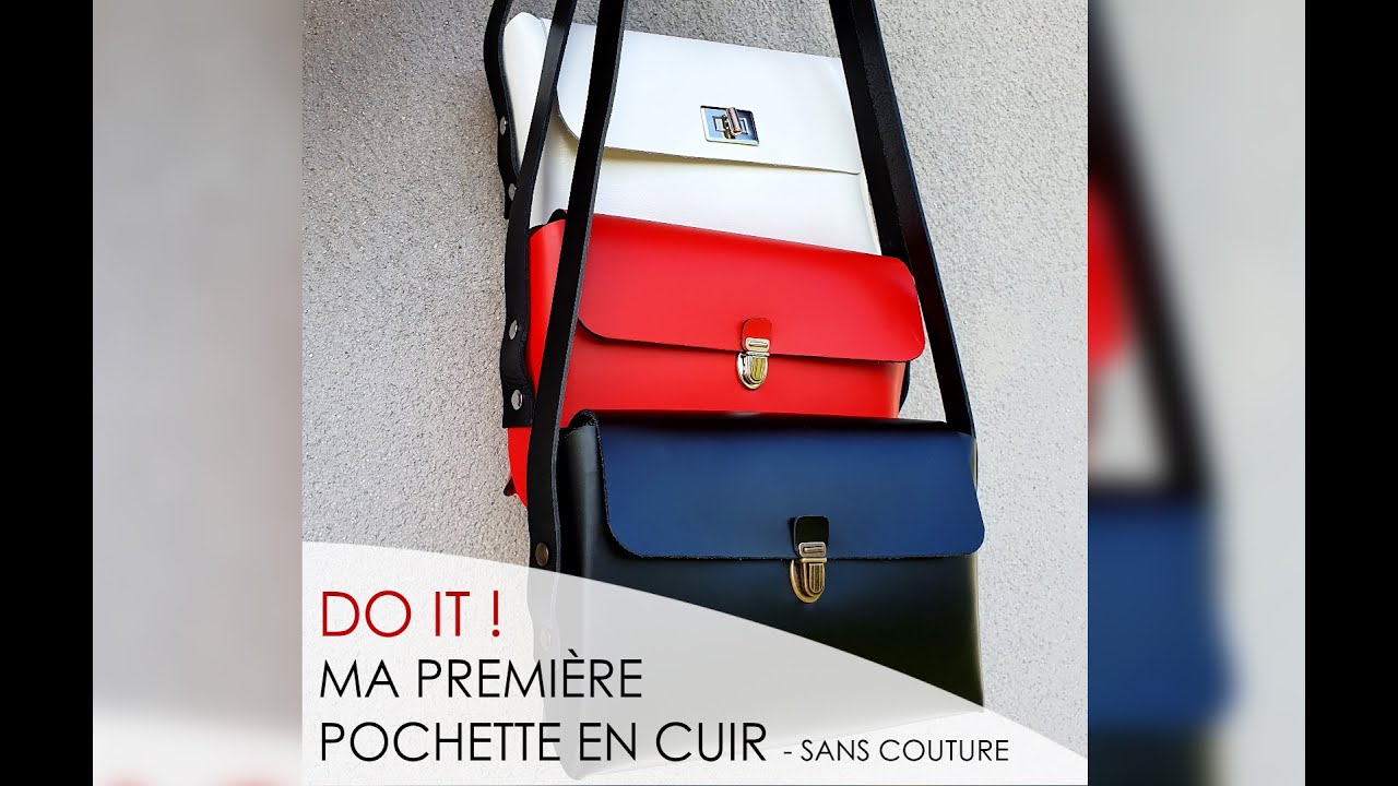 Tutoriel : Ma première pochette en cuir sans couture