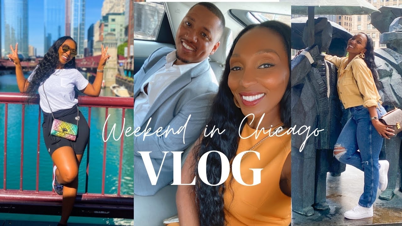 CHICAGO TRAVEL VLOG: ANNIVERSARY TRIP, RENAISSANCE HOTEL, TAO CHICAGO, THE BEAN, RIVERWALK VIBES