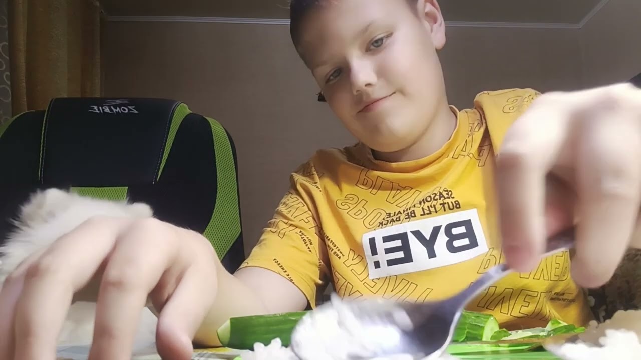 Готовим  роллы с собачкой Рикой