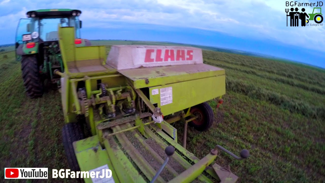 | GoPro POV drive | Alfalfa baling JD 5820 & Claas Markant 51 | 2019 | Bulgarian Music: Stanga