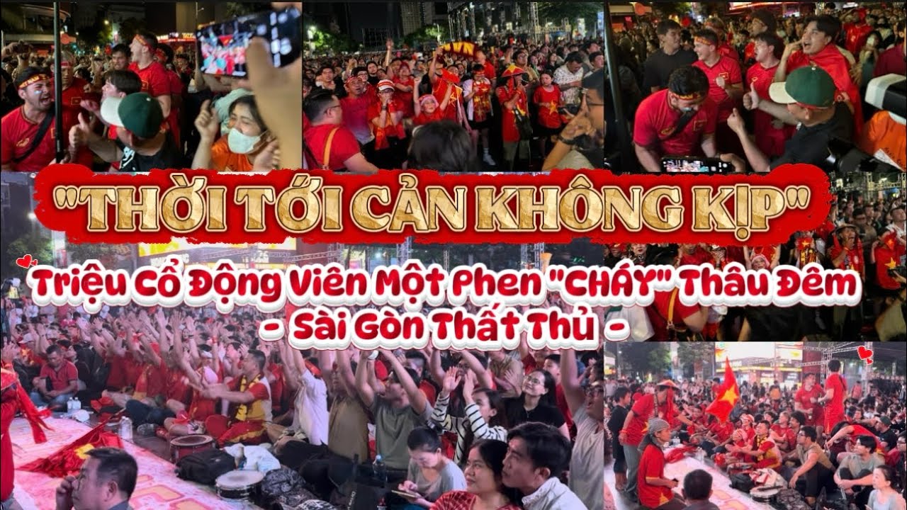 LỰC LƯỢNG CỔ ĐỘNG HÙNG HẬU, PHỐ NGUYỄN HUỆ BÙNG NỔ CẢM XÚC BÊN CHIẾN THẮNG VANG DỘI U23 VN -IFLX2545