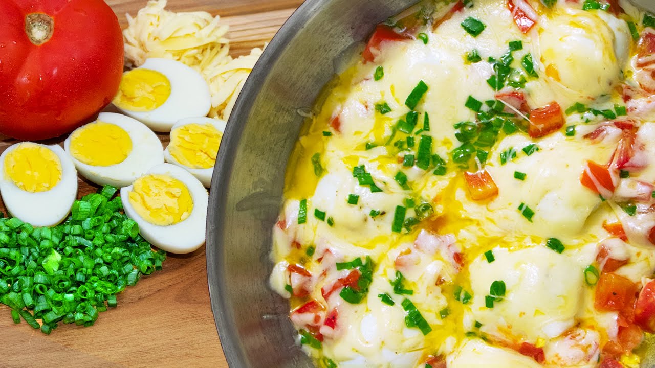 I have never eaten such delicious egg! Simple and easy to prepare! ASMR COOKING