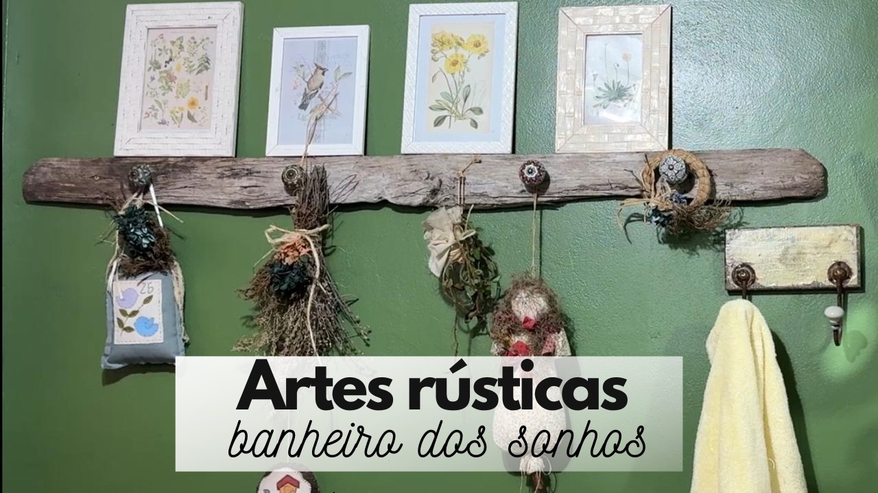Diy: Transforme seu banheiro em um paraíso rústico dos sonhos