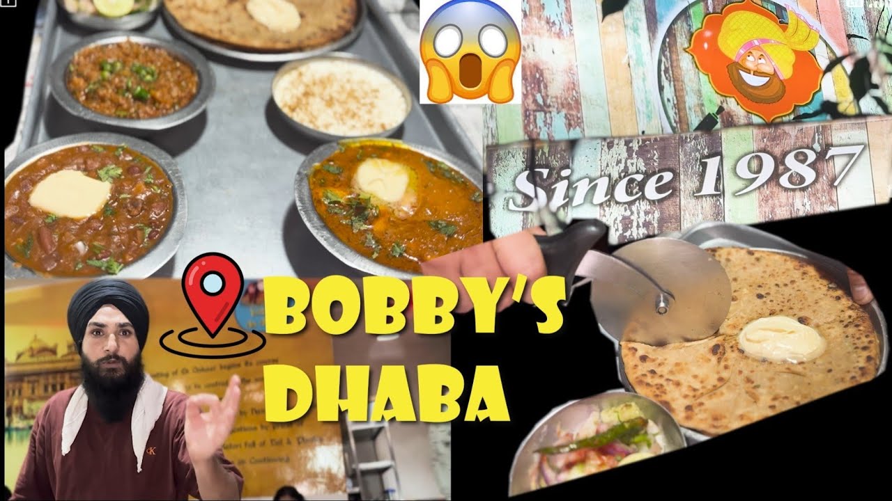 Bangalore's One and Only REAL Punjabi Dhaba Food Thali | Street Food India BOBBY's DHABA