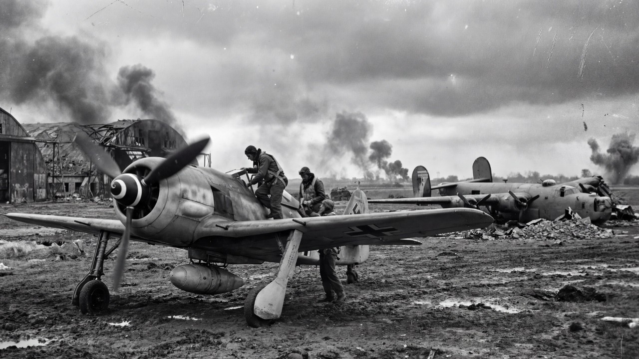When Germans Shot Down This B 24 Crew — They Stole a Fw 190 and Flew Back to England