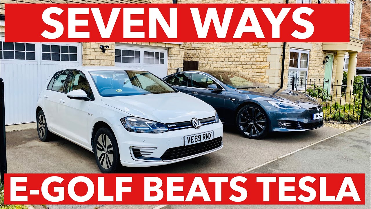 СЕМЬ ПРИЧИН, ПО КОТОРЫМ НАШ E-Golf ПРЕВОСХОДИТ НАШУ Tesla!