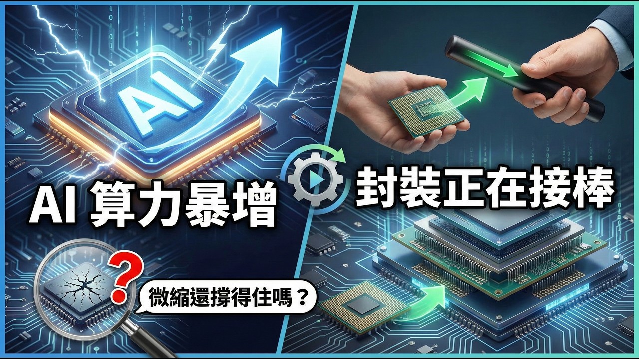 AI 算力暴增，微縮還撐得住嗎？封裝成為下一階段主線？
