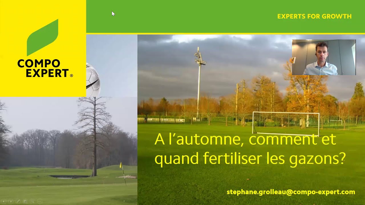 Les conseils de COMPO EXPERT : A l'automne, quand et comment fertiliser les gazons ?