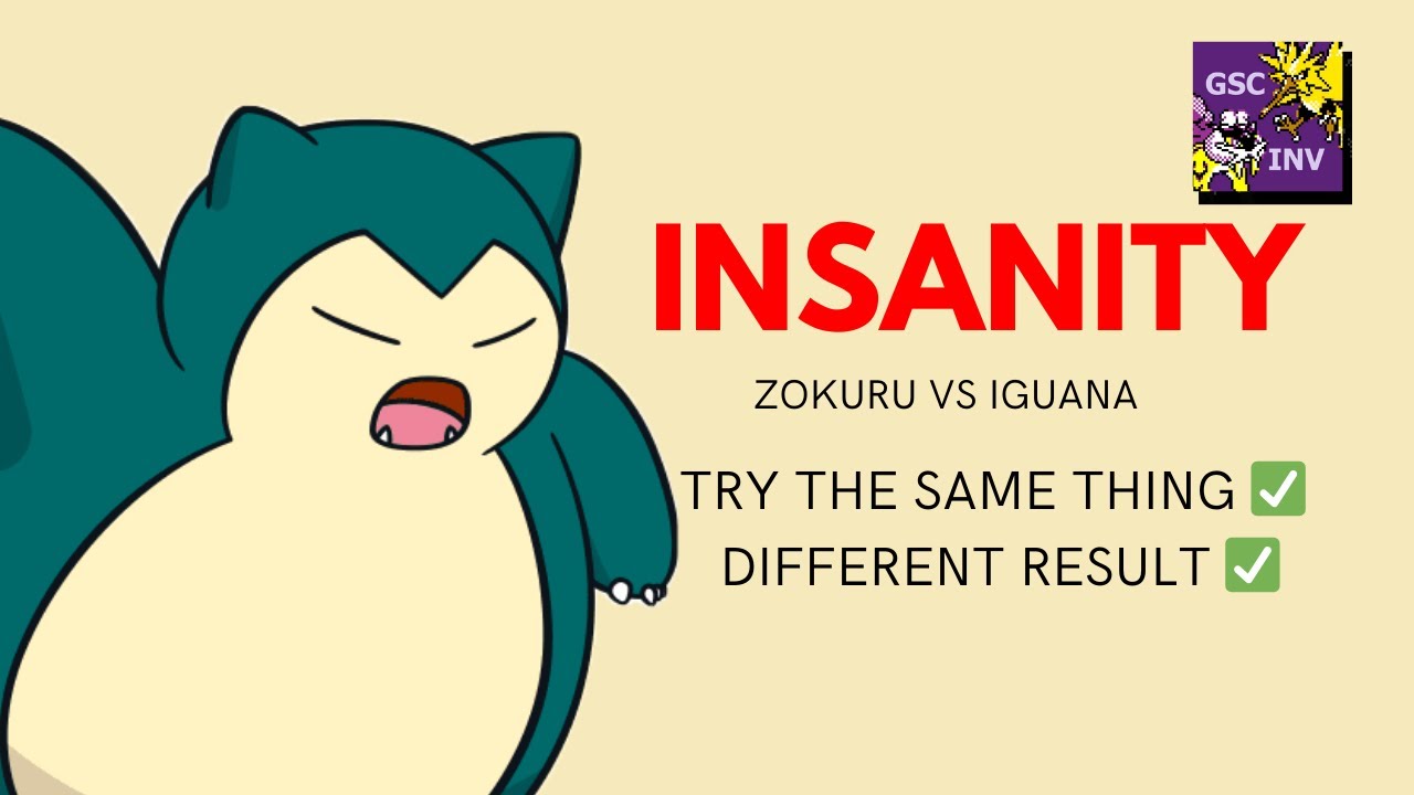 Iguana vs Zokuru - No STAB Snorlax is Insane