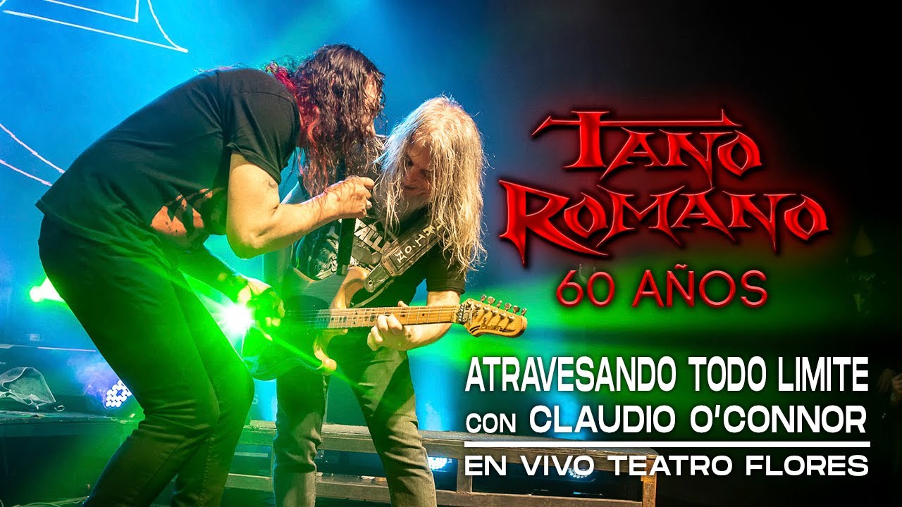 Tano Romano - Atravesando todo limite con Claudio O'connor (En vivo - cover Hérmetica)