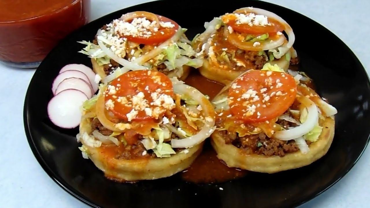 Sopes Mexicano de Carne molida!!
