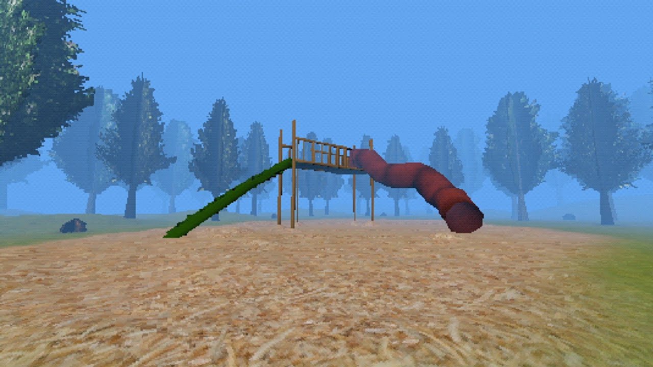 There's a Creepy Slide in the Woods