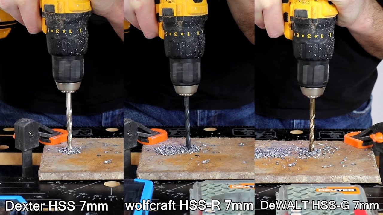 Testez burghie pentru METAL DeWALT Industrial COBALT HSS-CO si HSS-G