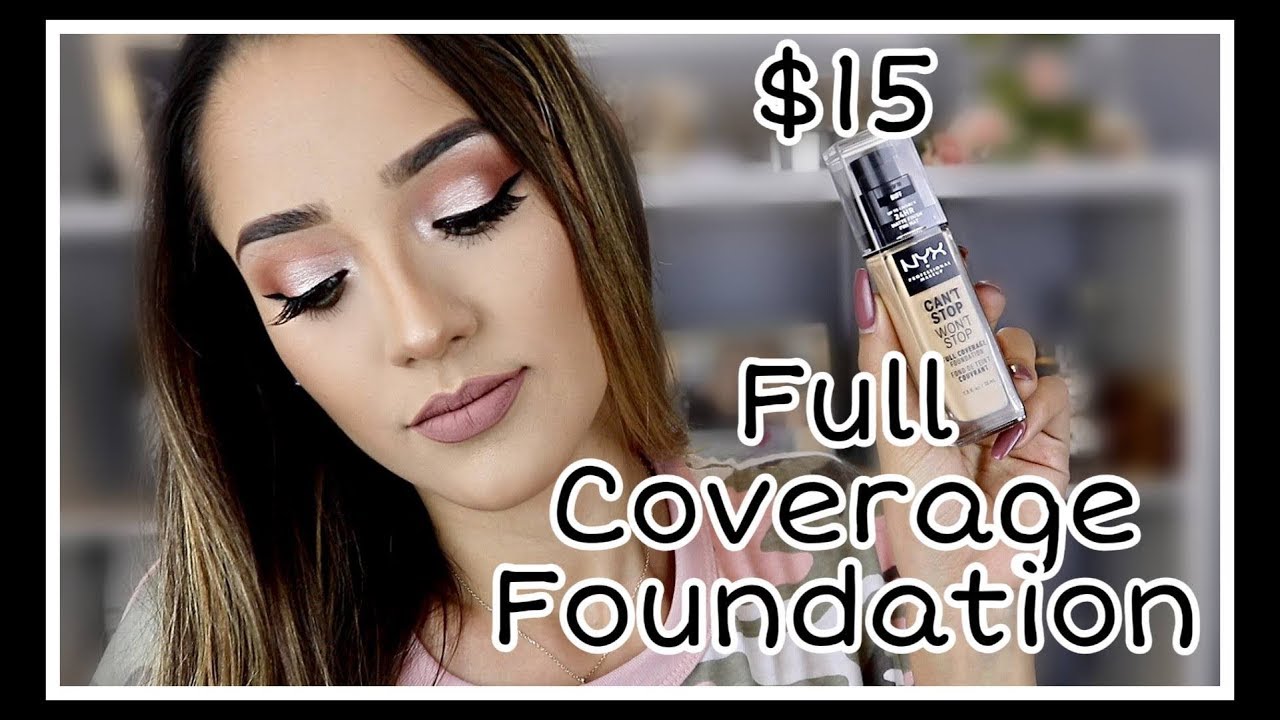 NYX Won't Stop Can't Stop Foundation Review + First Impression