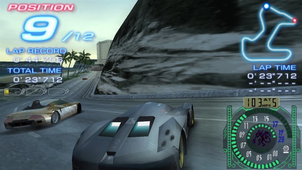Ridge Racer - PSP - Single Race - Seaside Route 765 - SOLDAT CRINALE (