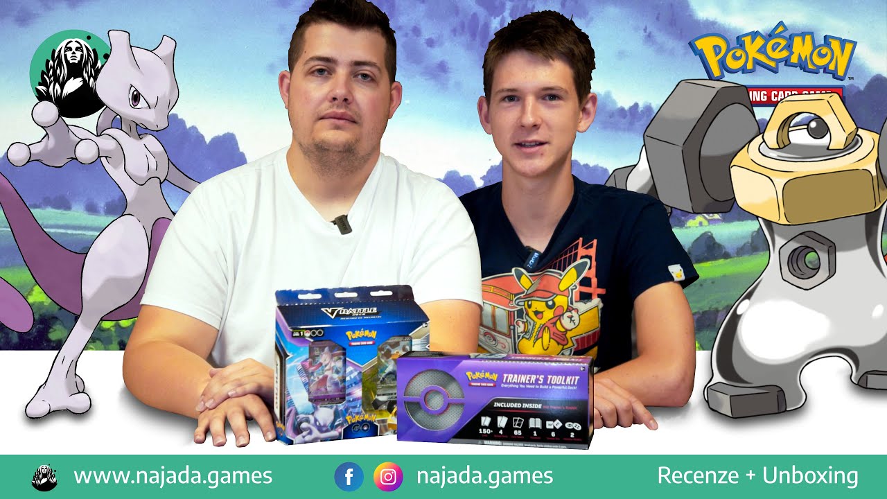 Začíname s Pokémony: V BATTLE DECK a TRAINER'S TOOLKIT 2022 Recenze + Unboxing • POKÉMON x Najáda
