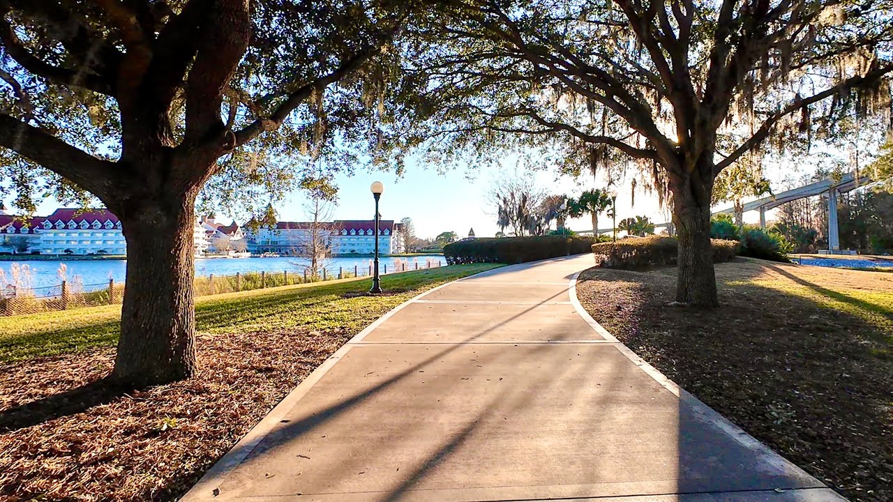 Ambient Magic Kingdom to TTC Walk via Grand Floridian & Polynesian | No Talking, Just Walking