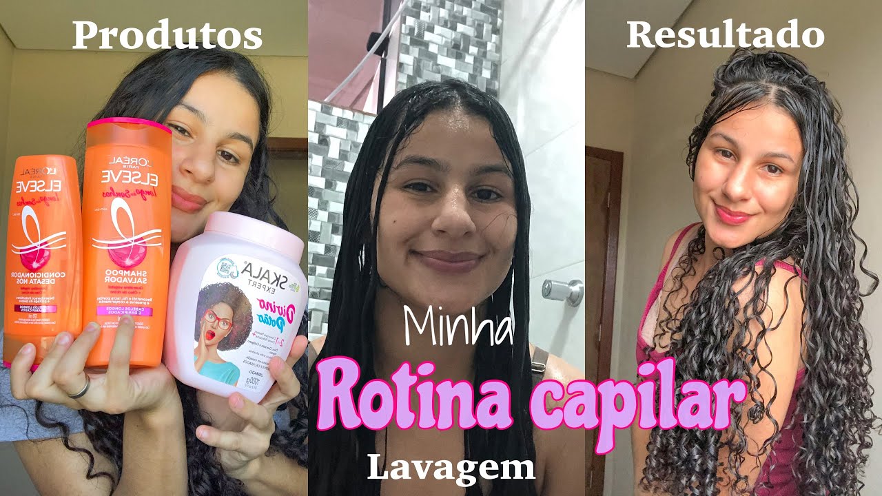 Minha rotina capilar simples #cachos #cabelos #rotinacapilar