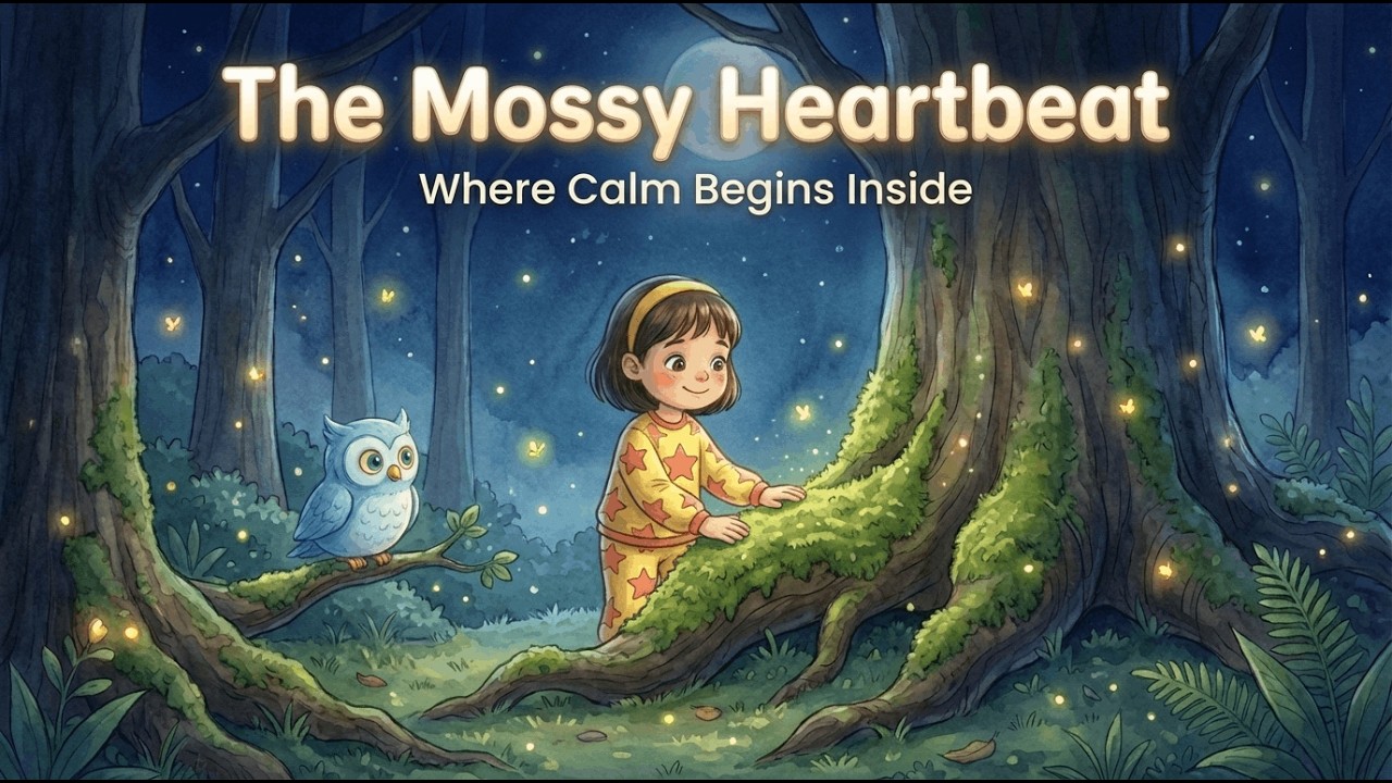 Kids Sleep Meditation & Bedtime Story | Luna and Oli and The Mossy Heartbeat 💗 (Story + Lullaby)