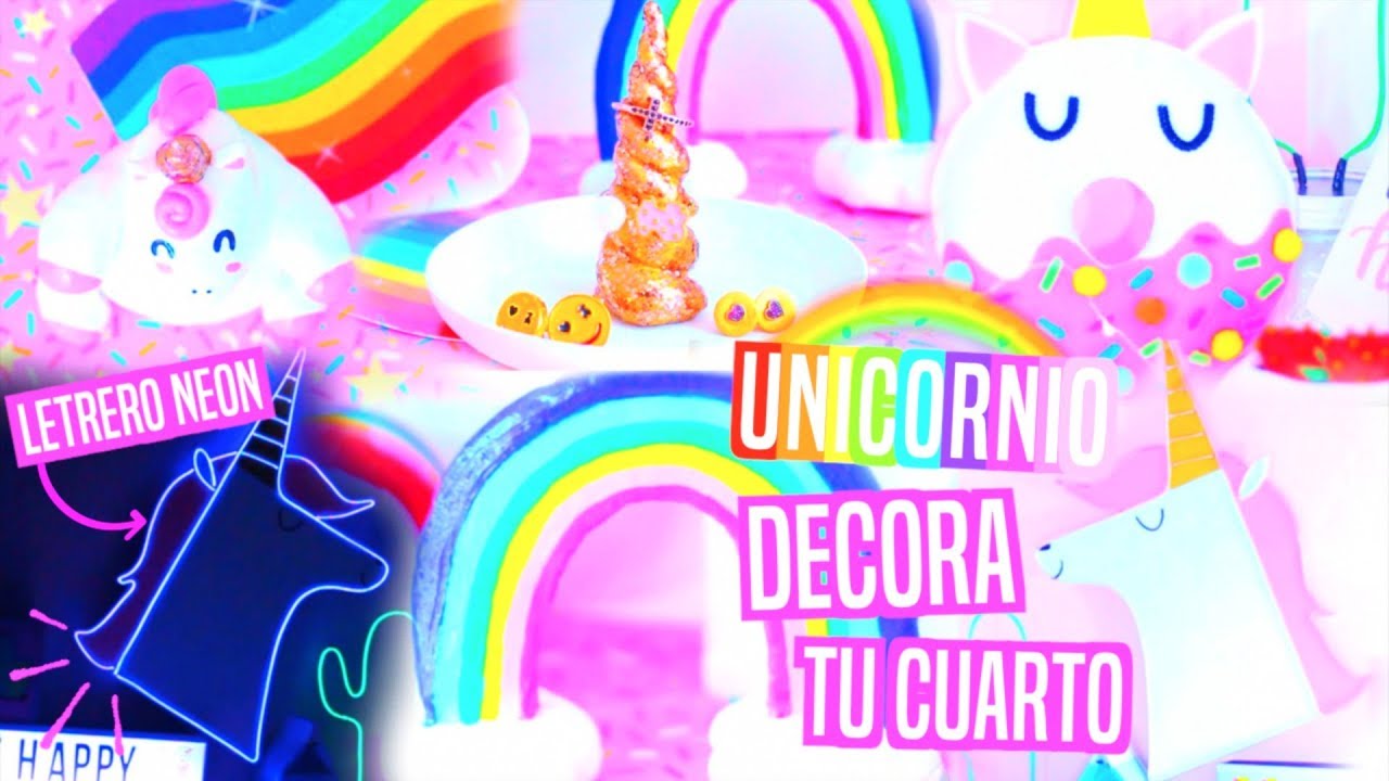 Unicornio Decora Tu Cuarto + 3 SORTEOS!