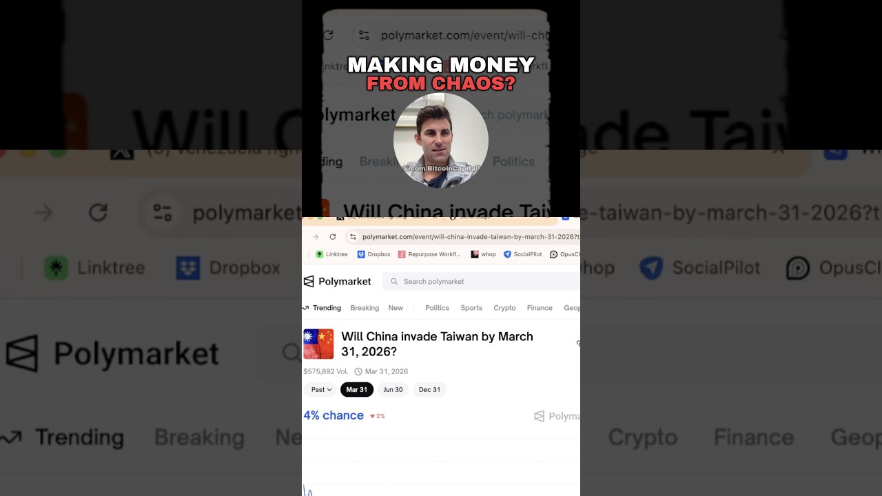 Earn from Geopolitics Now. 