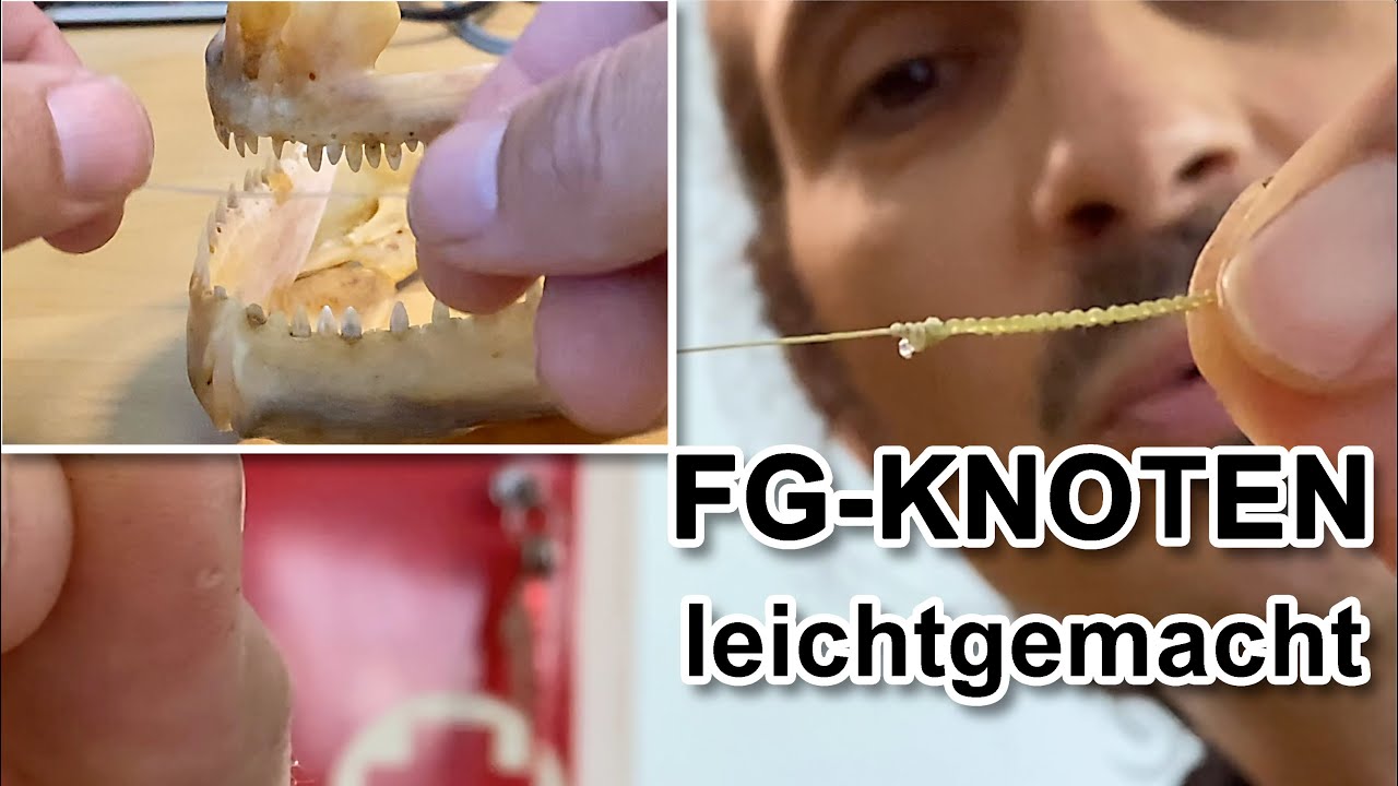 FG-KNOT  - der stärkste Vorfach-Knoten leichtgemacht! Fluorocarbon-Leader an Geflochtene Schnur!