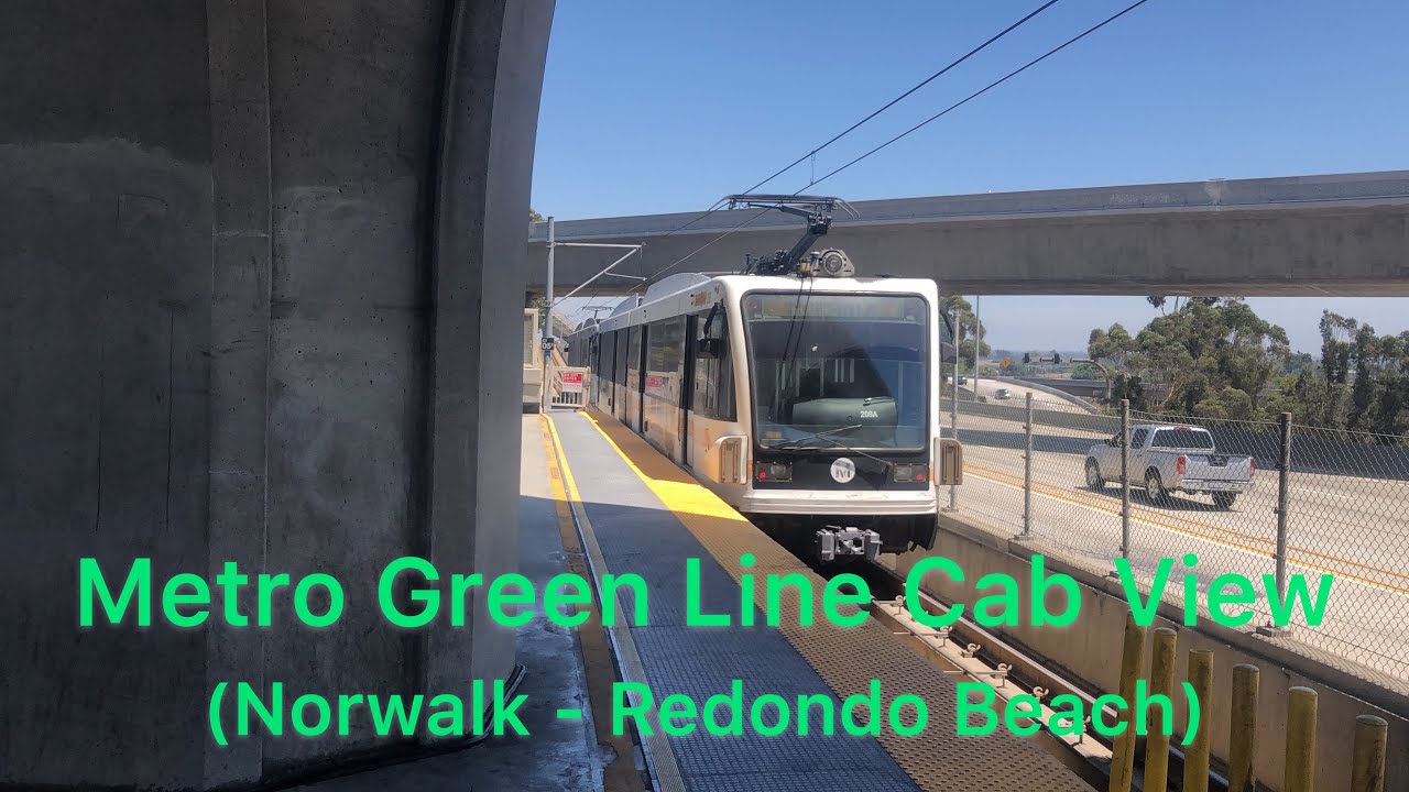 Metro C Line (Green) P2000 Cab Ride From Norwalk to Redondo Beach (2019)