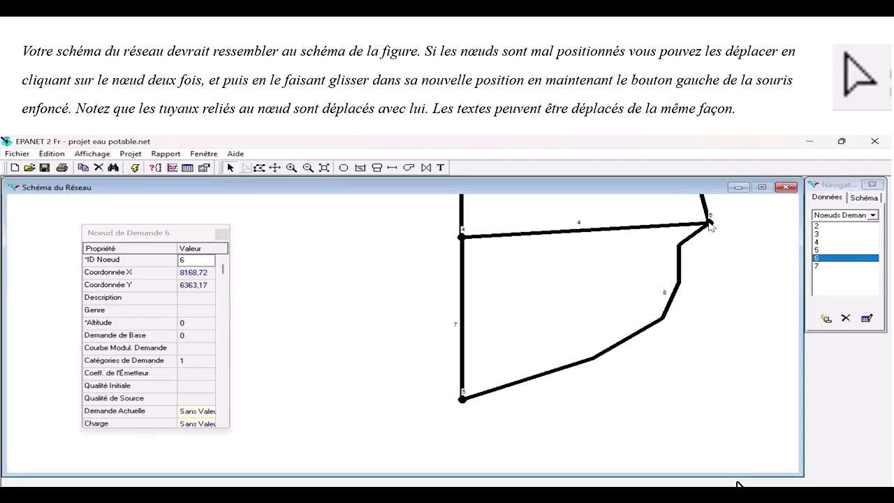 Etiqueter la bâche, la pompe et le réservoir